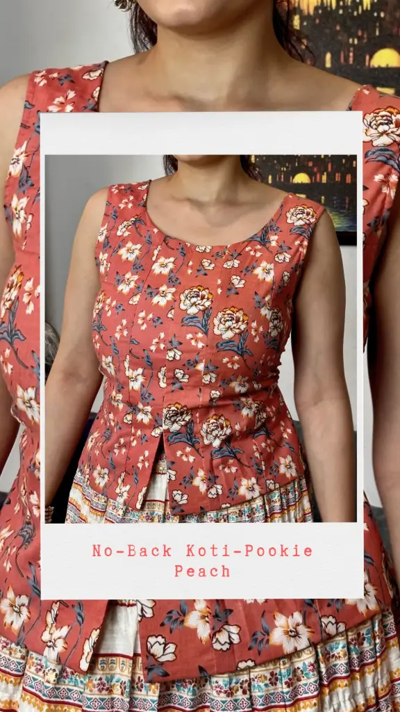 No Back Koti- Pookie Peach