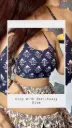 Crop With Dori- Bossy Blue