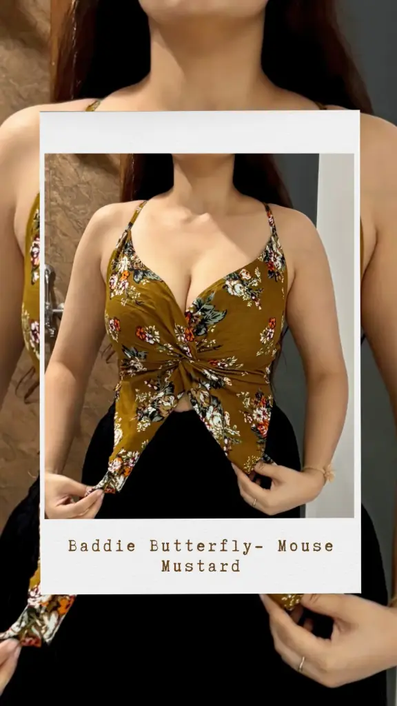 Baddie Butterfly- Muse Mustard